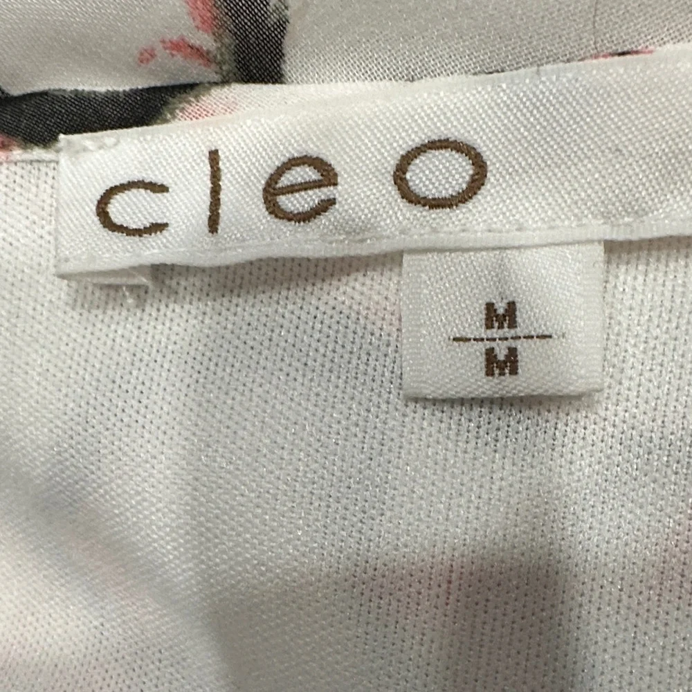 #548 Cleo Floral Print Blouse - Pink and Black - Picture 9 of 10